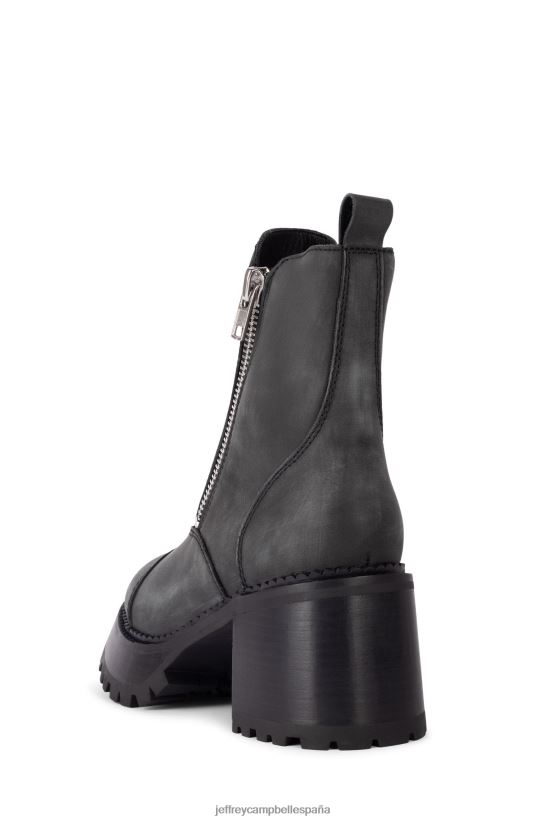 mujer Jeffrey Campbell motor negro lavado PHXV4X586 botines