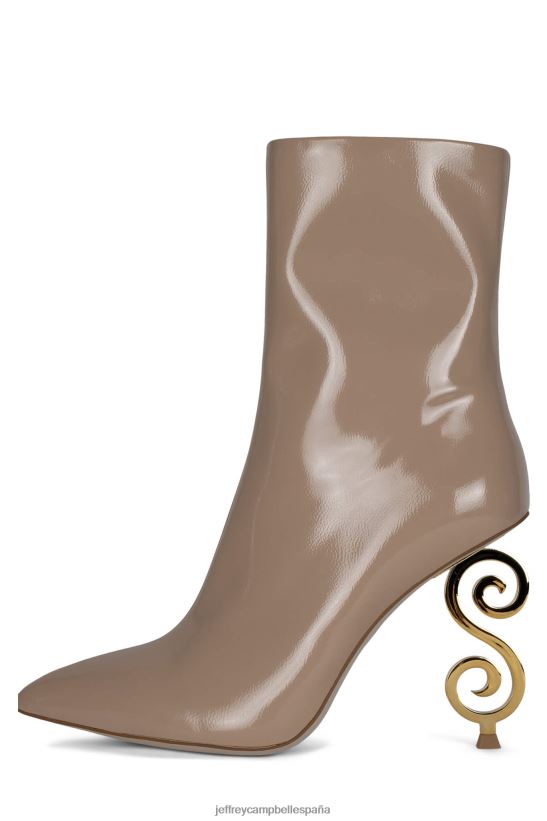 mujer Jeffrey Campbell musaí oro natural de patente PHXV4X389 botines