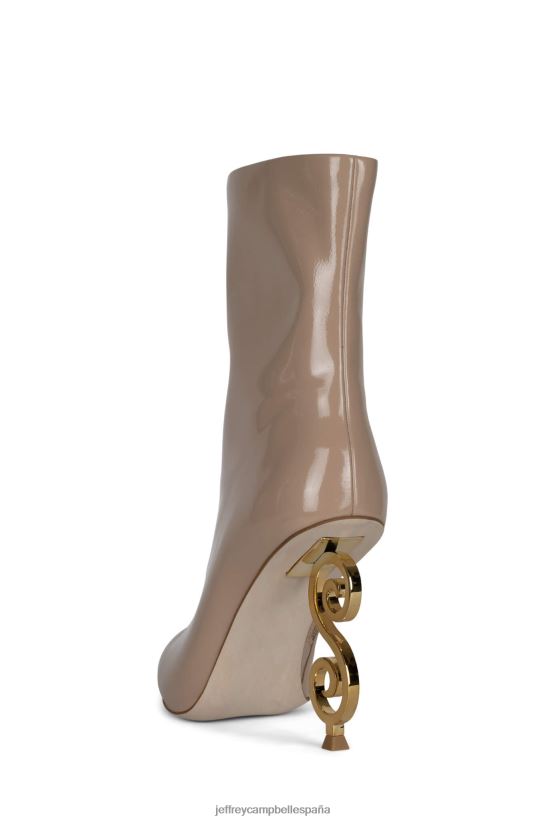 mujer Jeffrey Campbell musaí oro natural de patente PHXV4X389 botines