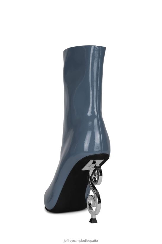 mujer Jeffrey Campbell musaí plata charol azul empolvado PHXV4X388 botines