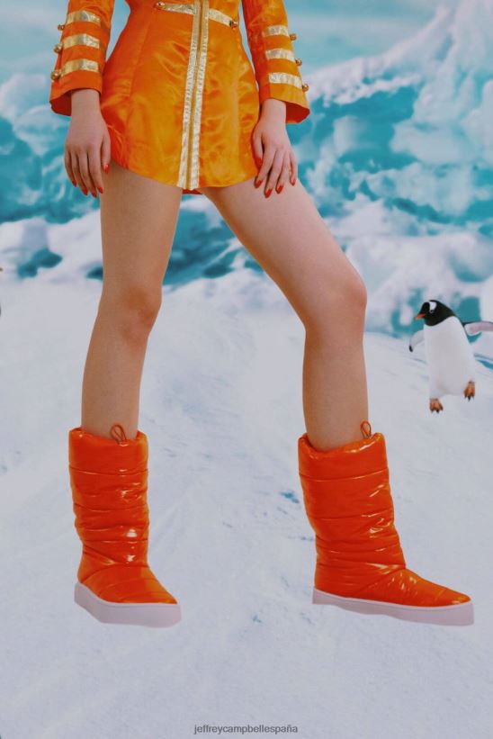 mujer Jeffrey Campbell nevado-2 naranja PHXV4X435 botines