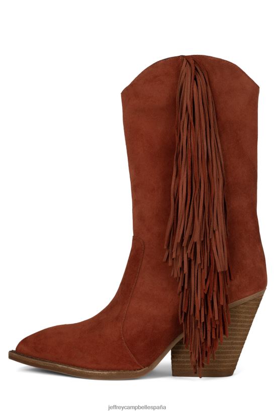 mujer Jeffrey Campbell orville ante naranja PHXV4X441 botines