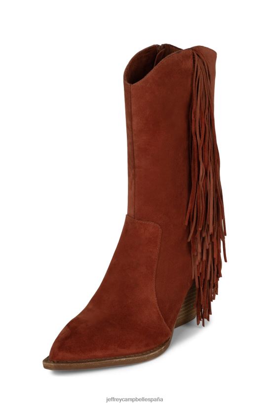 mujer Jeffrey Campbell orville ante naranja PHXV4X441 botines