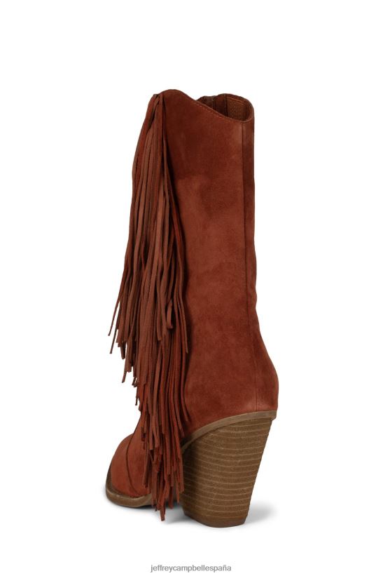 mujer Jeffrey Campbell orville ante naranja PHXV4X441 botines
