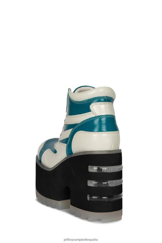 mujer Jeffrey Campbell peligros blanco azul PHXV4X353 botines