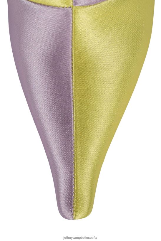 mujer Jeffrey Campbell óptica satén amarillo satén lila PHXV4X394 botines