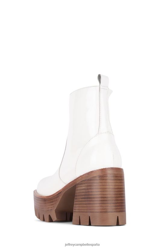 mujer Jeffrey Campbell quavo charol blanco PHXV4X483 botines