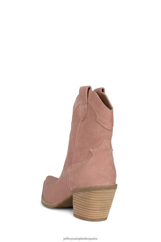 mujer Jeffrey Campbell ranchero-l2 ante rosa PHXV4X491 botines