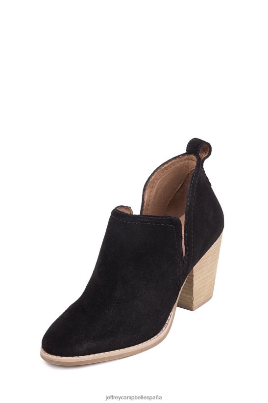 mujer Jeffrey Campbell rosalee ante negro aceitado PHXV4X336 botines