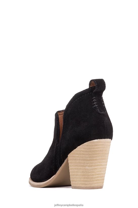 mujer Jeffrey Campbell rosalee ante negro aceitado PHXV4X336 botines