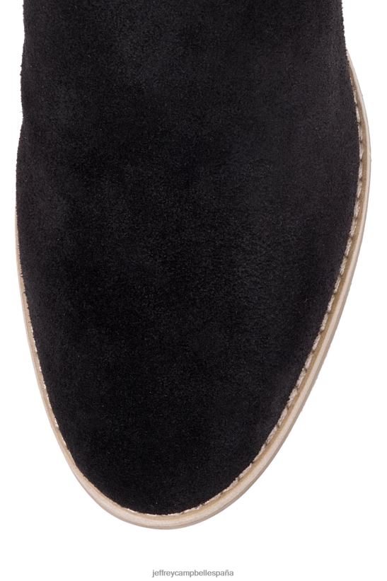 mujer Jeffrey Campbell rosalee ante negro aceitado PHXV4X336 botines