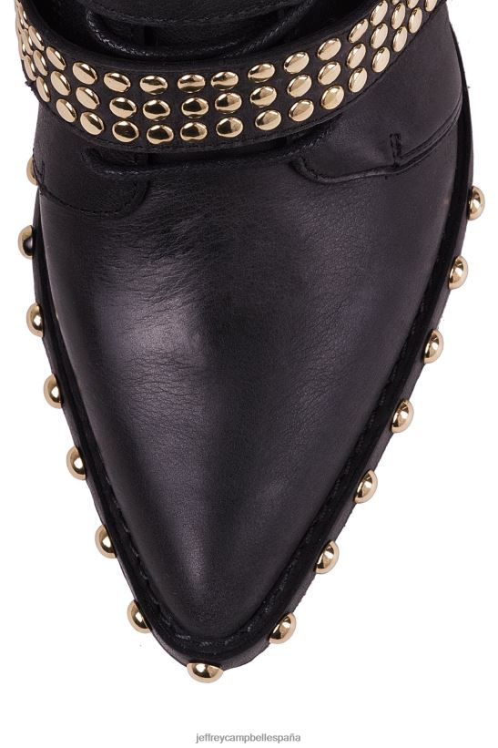 mujer Jeffrey Campbell semental draco oro negro PHXV4X663 botines