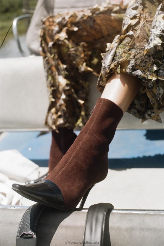 mujer Jeffrey Campbell sobreviviente combinación de caja marrón PHXV4X555 botines