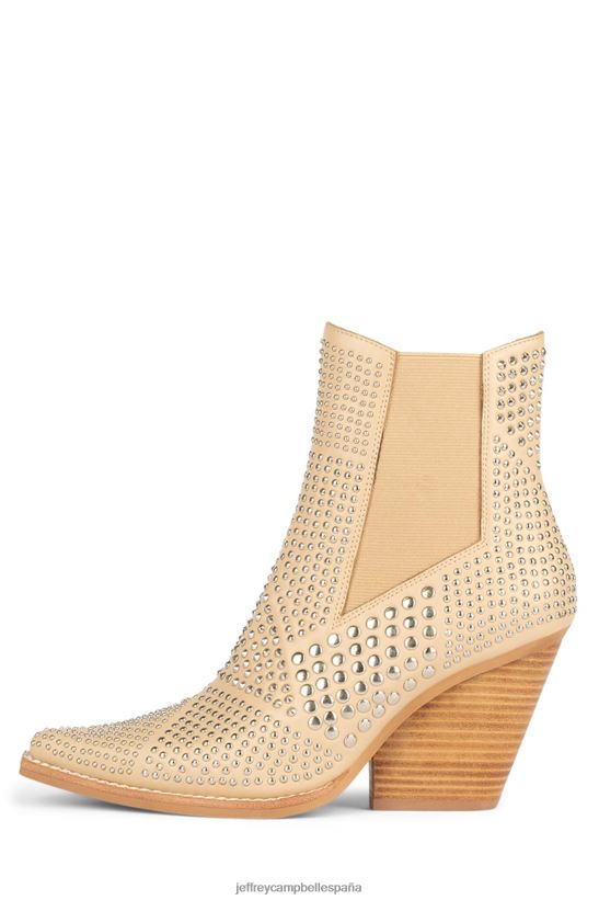 mujer Jeffrey Campbell studd-lo plata natural PHXV4X573 botines