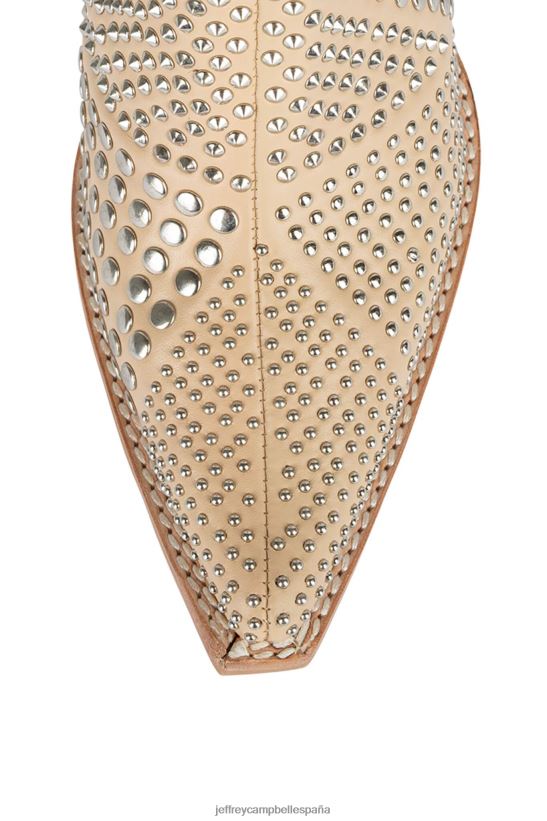 mujer Jeffrey Campbell studd-lo plata natural PHXV4X573 botines