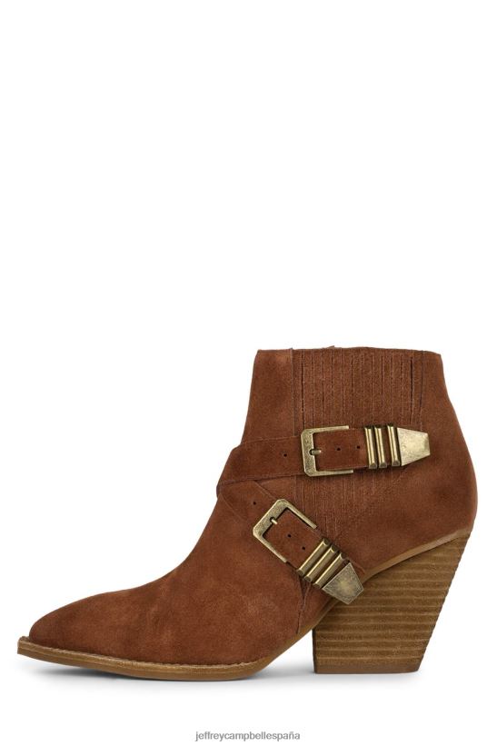 mujer Jeffrey Campbell tejano ante coñac PHXV4X482 botines