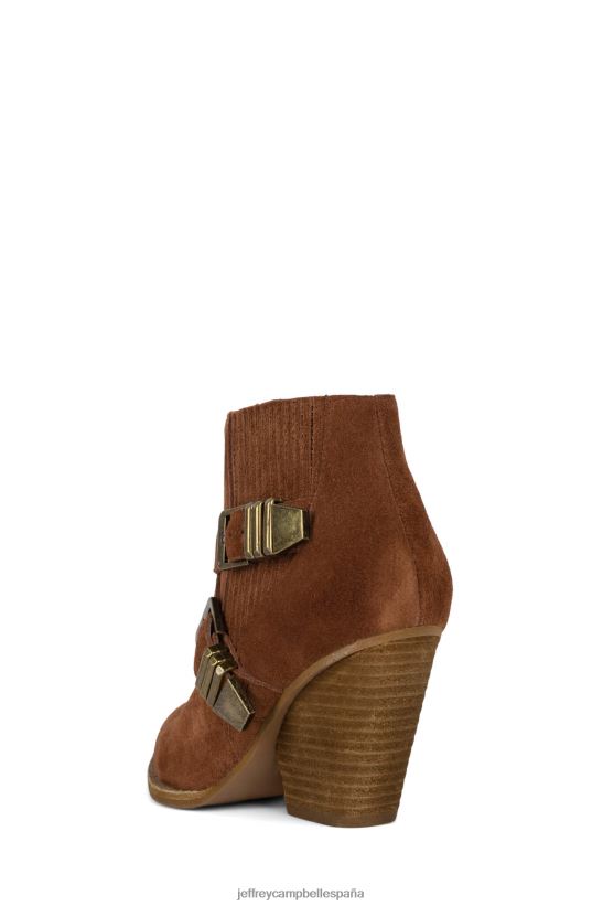 mujer Jeffrey Campbell tejano ante coñac PHXV4X482 botines