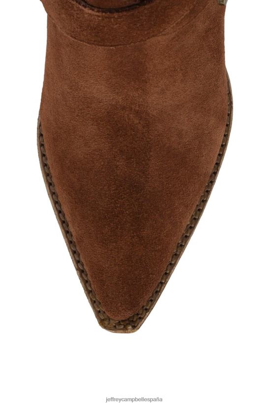 mujer Jeffrey Campbell tejano ante coñac PHXV4X482 botines