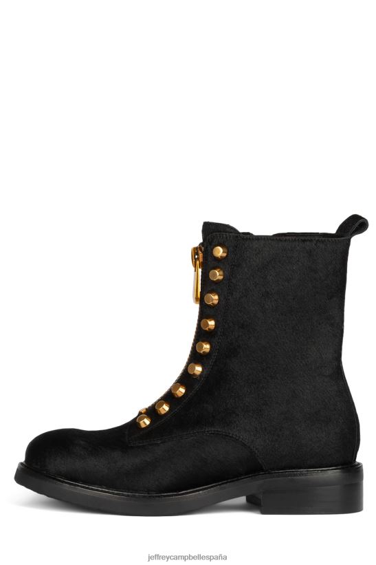 mujer Jeffrey Campbell tonette-2f bronce negro PHXV4X490 botines
