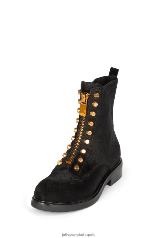 mujer Jeffrey Campbell tonette-2f bronce negro PHXV4X490 botines