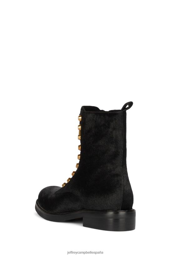 mujer Jeffrey Campbell tonette-2f bronce negro PHXV4X490 botines