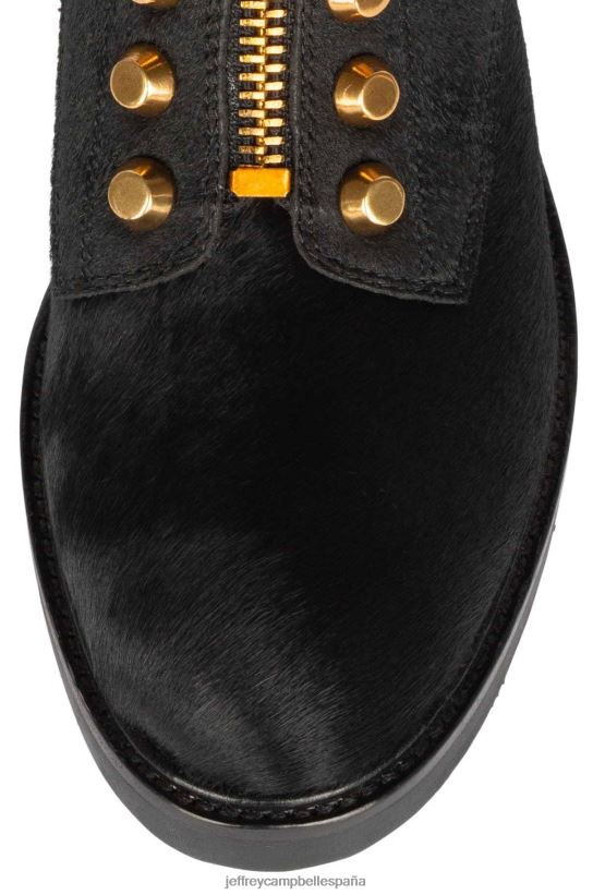 mujer Jeffrey Campbell tonette-2f bronce negro PHXV4X490 botines