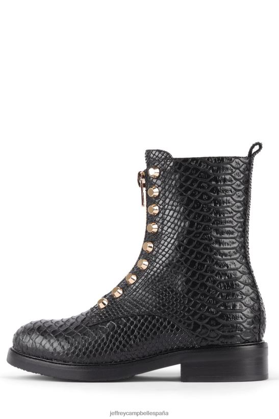 mujer Jeffrey Campbell tonette serpiente negra PHXV4X653 botines
