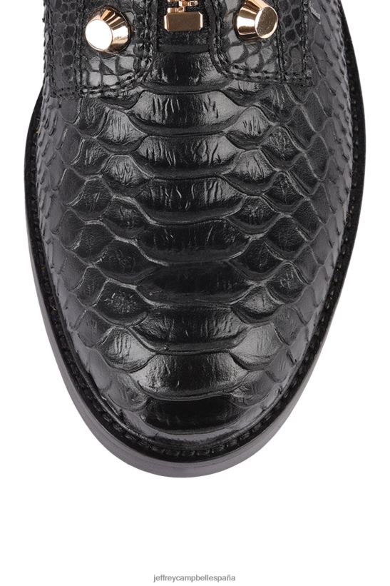 mujer Jeffrey Campbell tonette serpiente negra PHXV4X653 botines