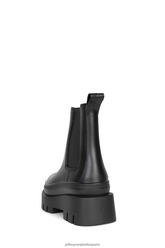 mujer Jeffrey Campbell tormenta de lluvia negro mate PHXV4X892 botines
