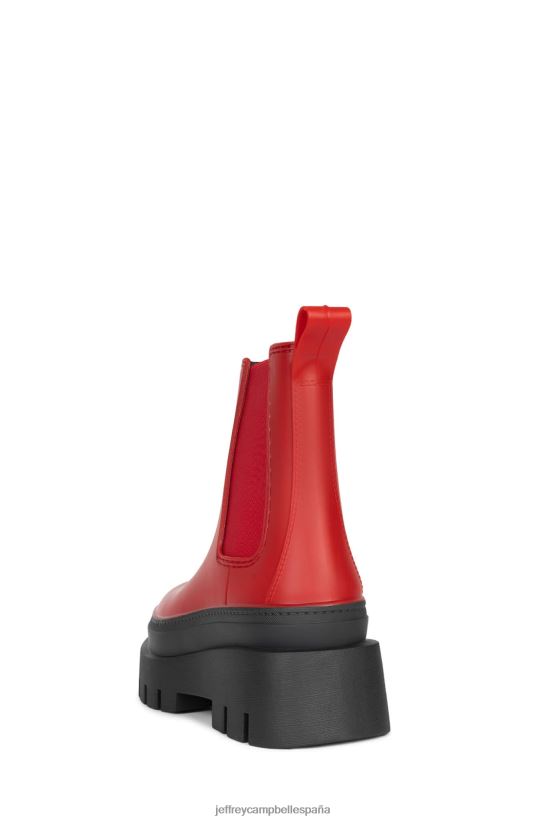 mujer Jeffrey Campbell tormenta de lluvia negro rojo PHXV4X889 botines