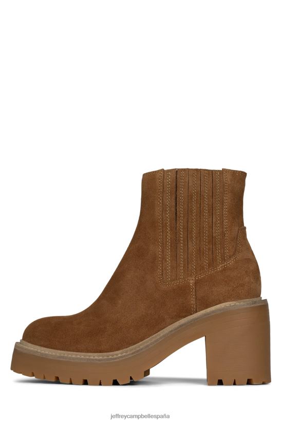mujer Jeffrey Campbell tuckee gamuza bronceada PHXV4X617 botines