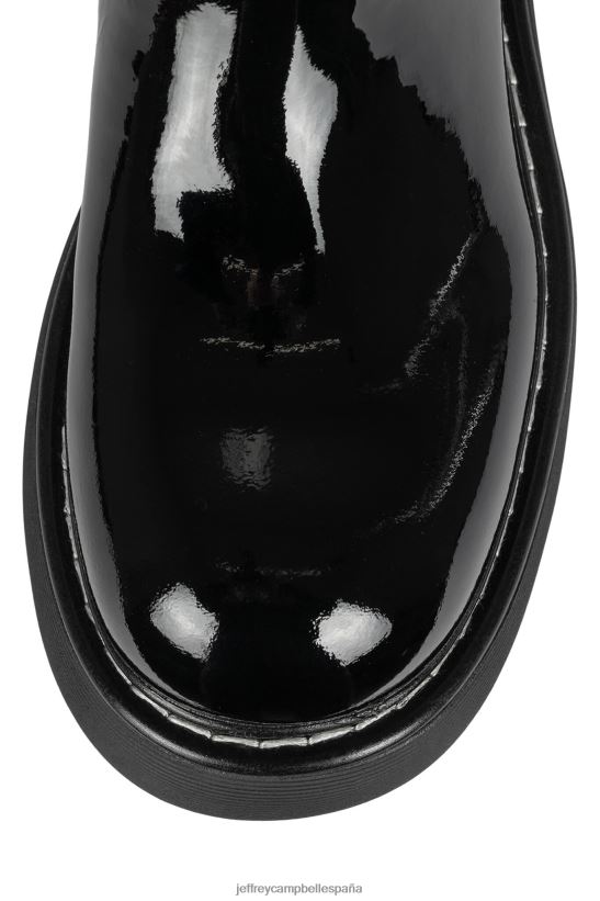 mujer Jeffrey Campbell vaquero combo de charol blanco negro PHXV4X610 botines
