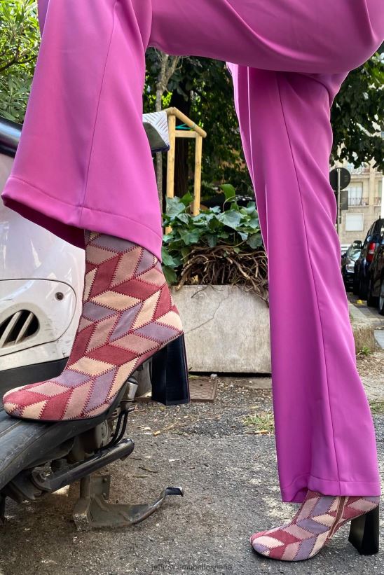 mujer Jeffrey Campbell verus-pw ante rosa multicolor PHXV4X443 botines