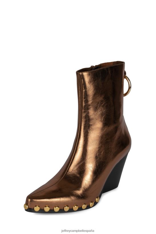 mujer Jeffrey Campbell walton-sr2 bronce metalizado oro PHXV4X550 botines