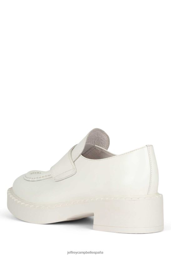 mujer Jeffrey Campbell bibliotecario blanco Blanco PHXV4X1778 mocasín y oxford