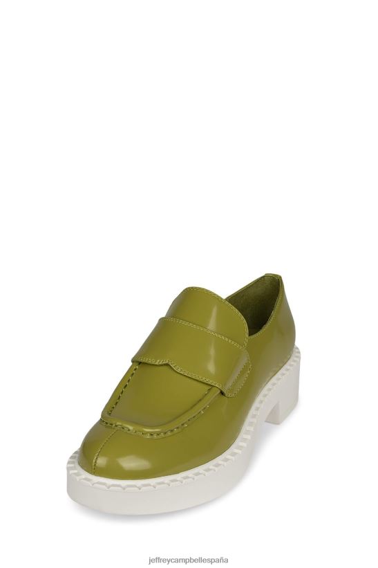 mujer Jeffrey Campbell bibliotecario caja verde blanca PHXV4X1780 mocasín y oxford