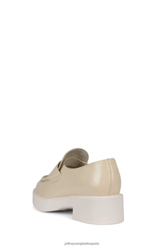 mujer Jeffrey Campbell bibliotecario charol de marfil PHXV4X1779 mocasín y oxford