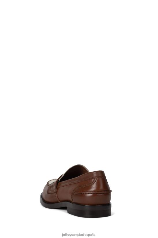 mujer Jeffrey Campbell colega beige bronceado PHXV4X1771 mocasín y oxford