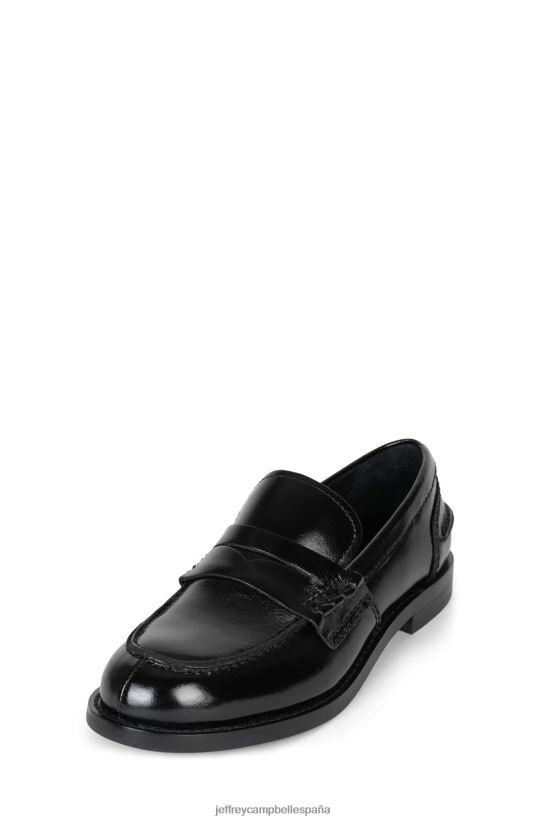 mujer Jeffrey Campbell colega negro PHXV4X1784 mocasín y oxford