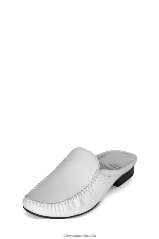 mujer Jeffrey Campbell novelista charol blanco PHXV4X1775 mocasín y oxford