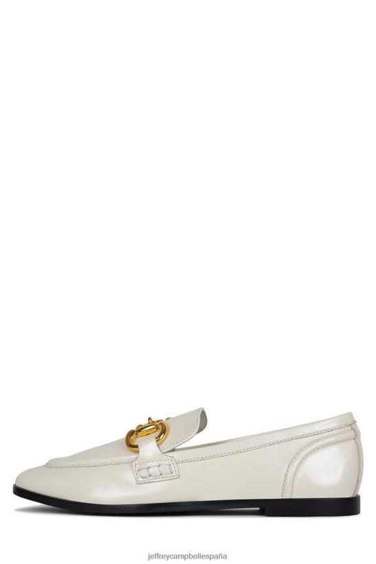 mujer Jeffrey Campbell terciopelo oro marfil PHXV4X1772 mocasín y oxford