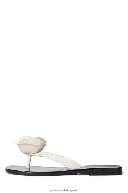 mujer Jeffrey Campbell Tan dulce crema brillante negro brillante PHXV4X158 sandalias