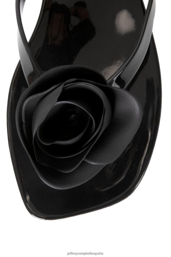 mujer Jeffrey Campbell Tan dulce negro brillante PHXV4X157 sandalias