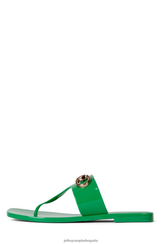 mujer Jeffrey Campbell Un poquito verde brillante PHXV4X137 sandalias