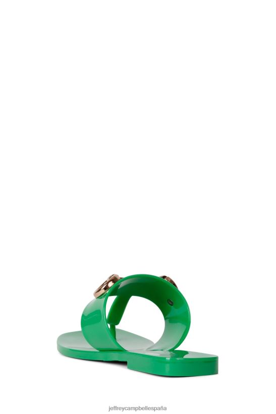mujer Jeffrey Campbell Un poquito verde brillante PHXV4X137 sandalias