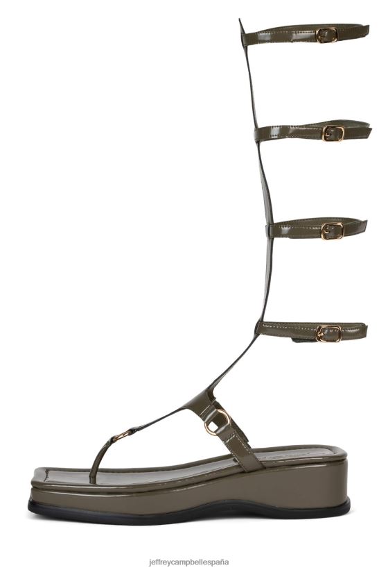 mujer Jeffrey Campbell acacio caja verde PHXV4X228 sandalias