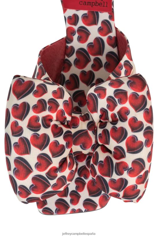 mujer Jeffrey Campbell cariño-2 corazones rojos PHXV4X1763 sandalias