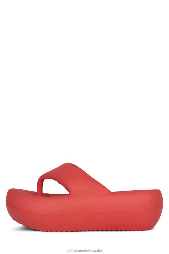 mujer Jeffrey Campbell chillaxin rojo PHXV4X171 sandalias