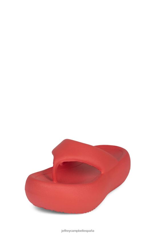 mujer Jeffrey Campbell chillaxin rojo PHXV4X171 sandalias