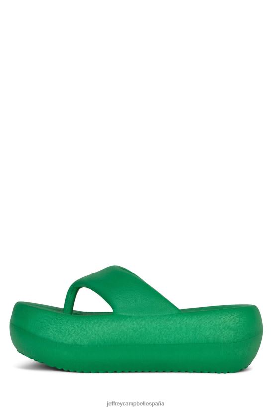 mujer Jeffrey Campbell chillaxin verde PHXV4X173 sandalias